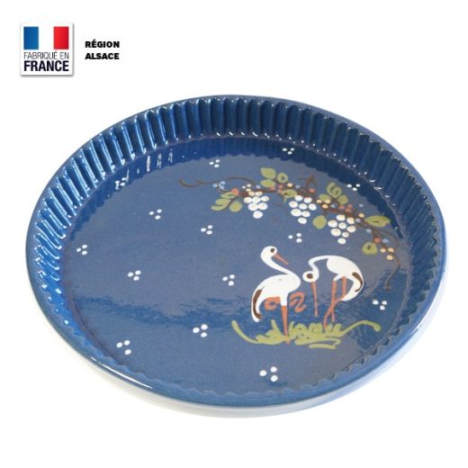 Moule à Tarte Bleu - Cigogne