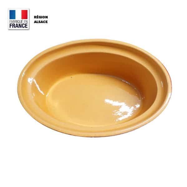 Terrine à Baeckeoffe 4 6 personnes Rouge Décor Coeur Poterie.aslsace