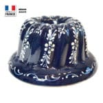 moule kouglof motif fleurs 24 cm