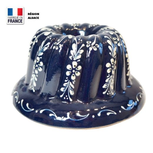 moule kouglof motif fleurs 24 cm