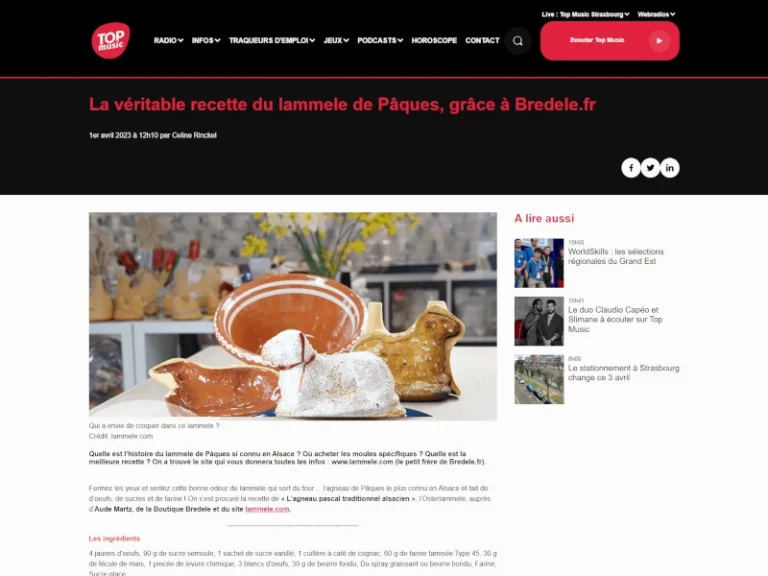 La véritable recette du Lammele sur Top Music