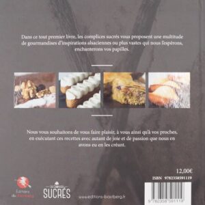 Livre Cuisine "Complicités sucrées" par 10 chefs pâtissiers