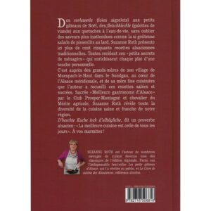 Livre cuisine "Recettes de nos grands-mères d'Alsace" de Suzanne Roth