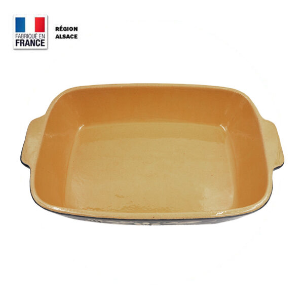 Plat à Gratin - Plat Rectangle 28 cm Bleu Fleur