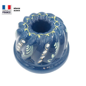 Moule à Kouglof Bleu Marguerite / 20 cm