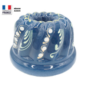 Moule à Kouglof Bleu Marguerite / 20 cm