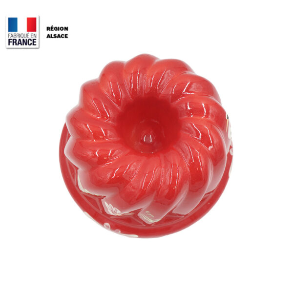 Moule à Kouglof Rouge Marguerite / 20 cm