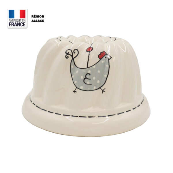 Moule à Kouglof Décor Poule / 20 cm
