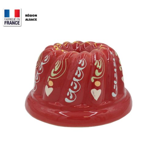 Moule à Kouglof Rouge Marguerite / 20 cm