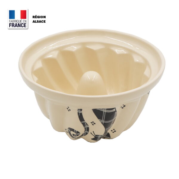 Moule à Kouglof Décor Chat / 24 cm