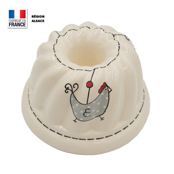 Moule à Kouglof Décor Poule / 20 cm