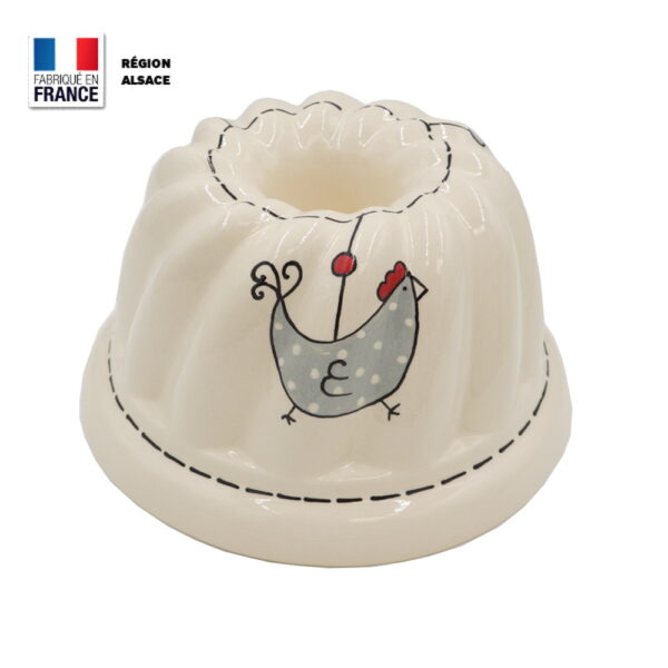 Moule à Kouglof Décor Poule / 20 cm