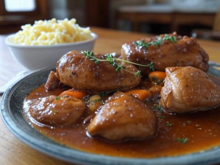 Coq au riesling d’Alsace
