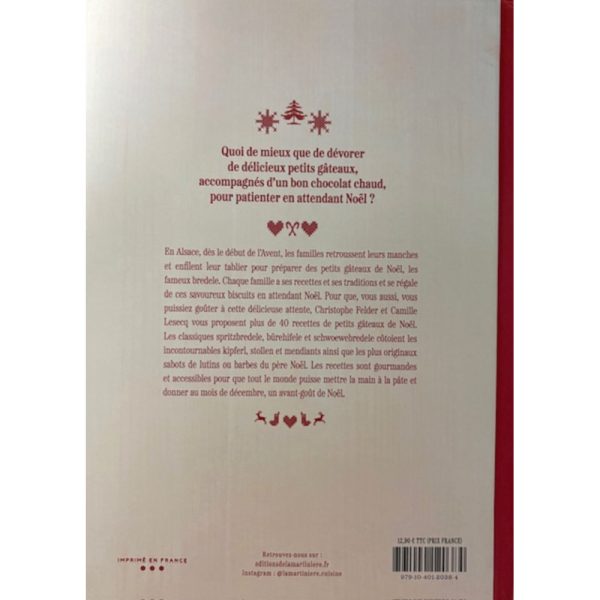 Petits gâteaux de Noël & bredele - Livre de cuisine aux Editions de la Martinière