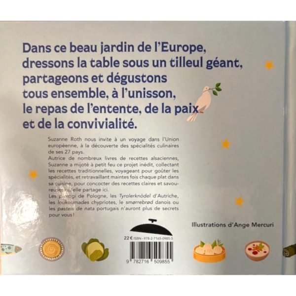 Suzanne Roth – Cuisine l’Europe aux éditions de la nuée Bleue