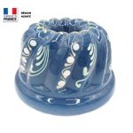 Moule à Kouglof Bleu Marguerite / 18 cm