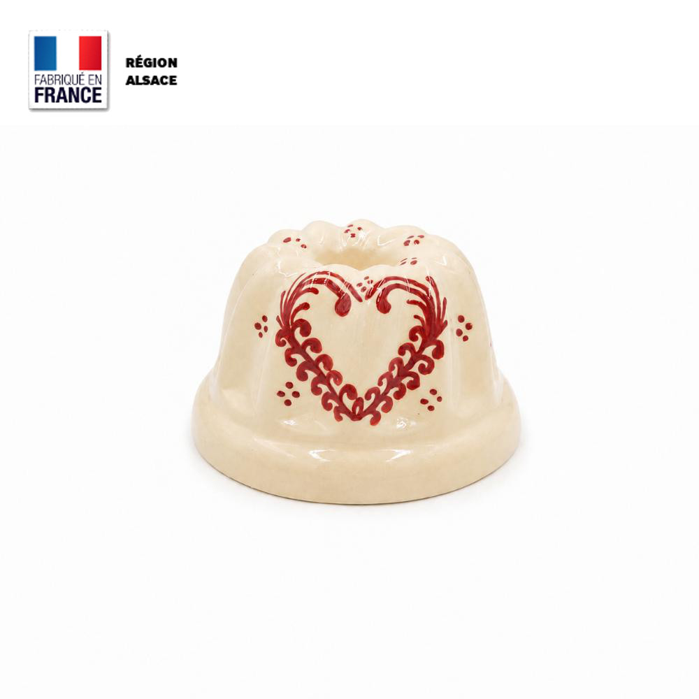 Moule à Kouglof 12 cm Cœur Frise Moule à Kouglof 12 cm Cœur Frise
