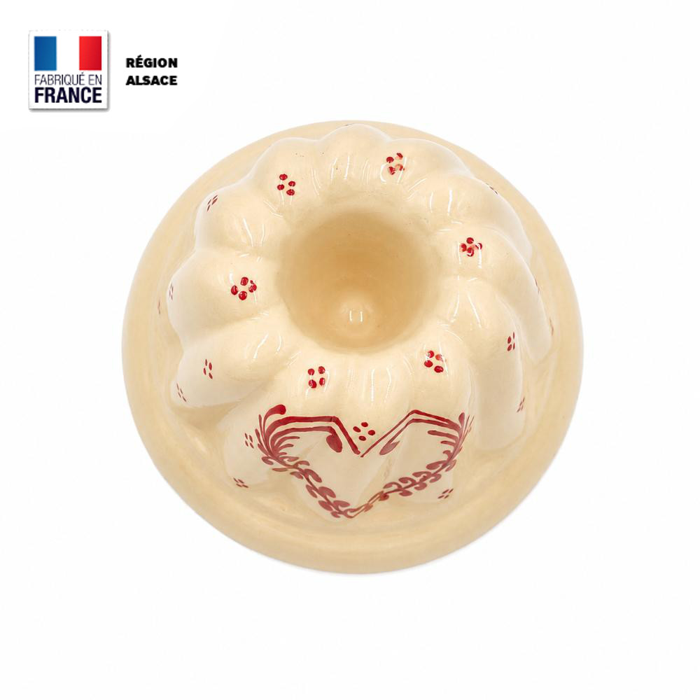 Moule à Kouglof 18 cm Cœur Frise Moule à Kouglof 18 cm Cœur Frise