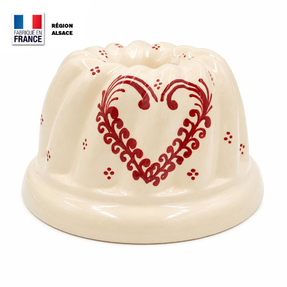 Moule à Kouglof 24 cm Cœur Frise Moule à Kouglof 24 cm Cœur Frise