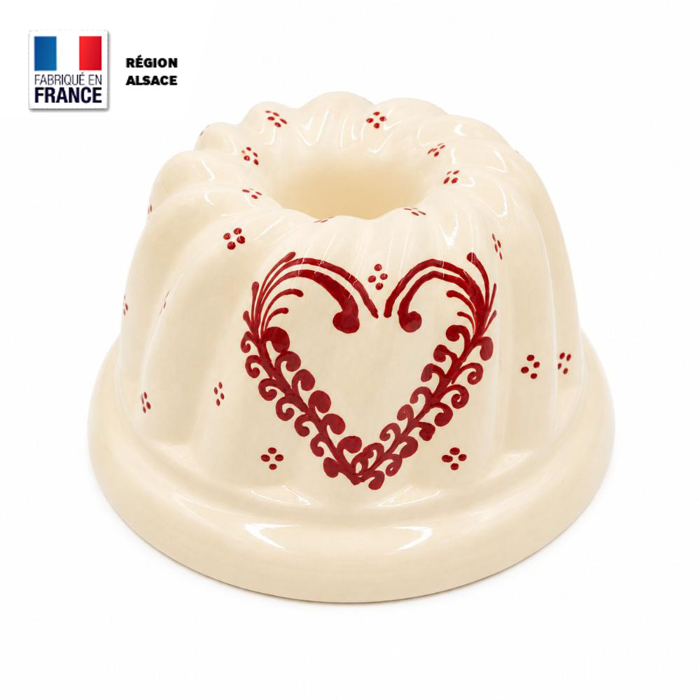 Moule à Kouglof 24 cm Cœur Frise Moule à Kouglof 24 cm Cœur Frise