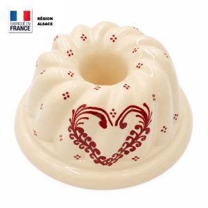 Moule à Kouglof 24 cm Cœur Frise