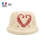 Moule à Kouglof 20 cm Cœur Frise