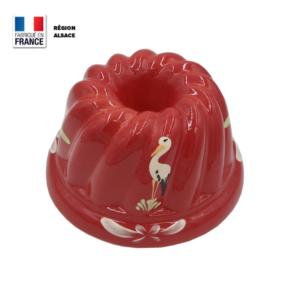 Moule à Kouglof Rouge Cigogne / 18 cm Moule à Kouglof Rouge Cigogne / 18 cm